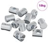 vidaXL Barrel Nuts 3462 pcs Silver M6 x 13 mm (Thread Diameter x H)
