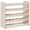 vidaXL Wine Rack 67.5x25x60 cm Solid Wood Pine