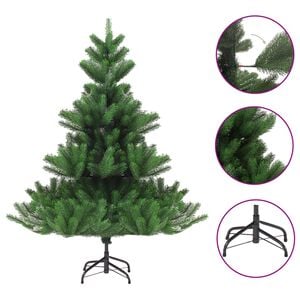 vidaXL Nordmann Fir Artificial Christmas Tree Green 120 cm