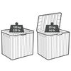Keter Garden Storage Box City 113 L