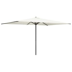 vidaXL Garden Parasol 200 x 300 cm Polyester Rectangular Cream