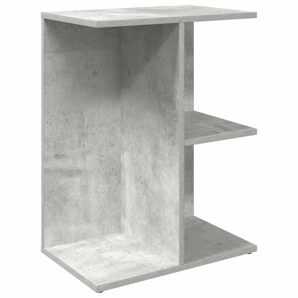 vidaXL Bedside Table Concrete Grey 46.5x29x61 cm Engineered Wood