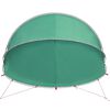 vidaXL Pool Dome Folding Manual Green 336 x 322 x 160 cm