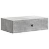 vidaXL Wall-Mounted Side Table Concrete Grey 59 x 34.5 x 17 cm