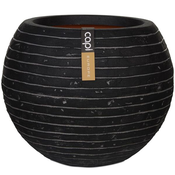 Capi Vase Nature Row Ball 40x32 cm Anthracite KRWZ270
