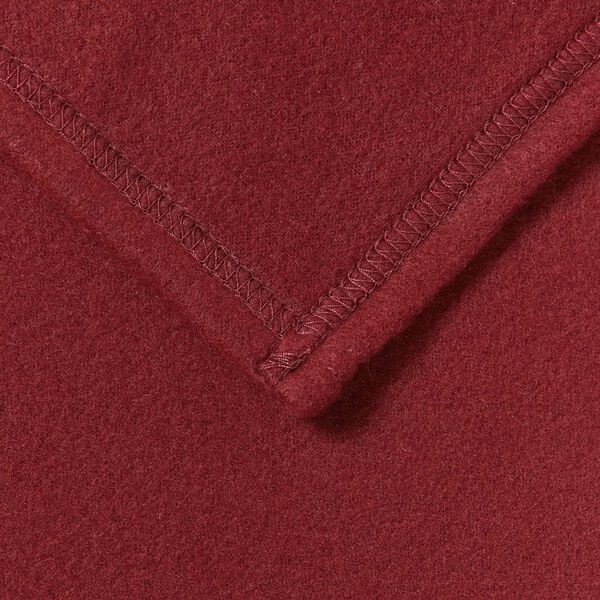 vidaXL Throw Blanket Bordeaux Red 270 x 240 cm Fleece