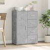 vidaXL Sideboard Concrete Grey 60x31x84 cm Engineered Wood