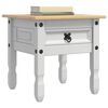 vidaXL End Table Corona White 50 x 50 x50 cm Solid Pine Wood