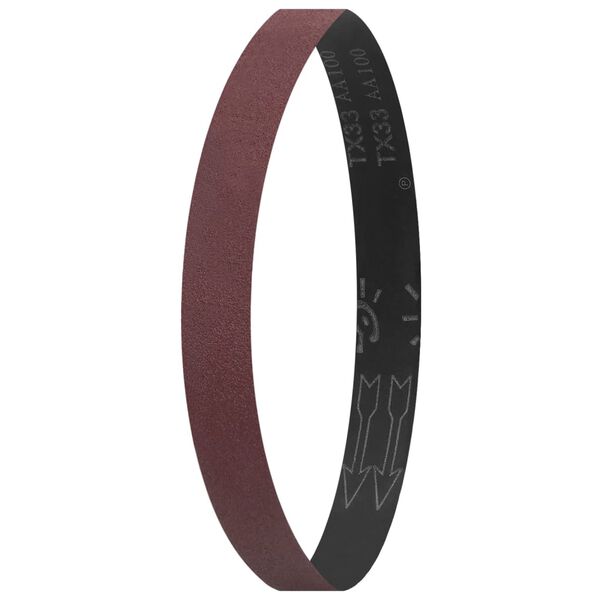 vidaXL Sanding Belts 10 pcs P100 40x760 mm