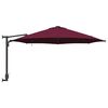 vidaXL Garden Parasol Manual Bordeaux Red 248 x 248 x 148 cm
