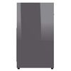vidaXL Bathroom Cabinet High Gloss Grey 60x33x61 cm Engineered Wood