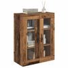 vidaXL Wall Mounted Cabinet Old Wood 69.5 x 34 x 90 cm