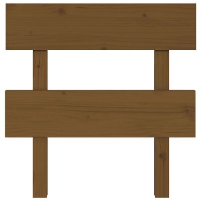 vidaXL Bed Headboard Honey Brown 78.5x3x81 cm Solid Wood Pine