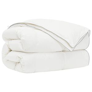 vidaXL Duvet FULDA 155 x 200 cm 4 Seasons 310 GSM 90% Goose Down White