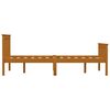 vidaXL Bed Frame without Mattress Honey Brown Solid Wood 140x200 cm (283241+321987)