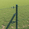 vidaXL Fence Post Green 50 x 0.6 m (13 mm mesh) Steel and PVC