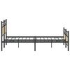 vidaXL Metal Bed Frame without Mattress Sonoma Oak 193x201 cm