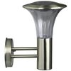 Luxform Solar LED Garden Wall Light Reims Stainless Steel