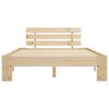 vidaXL Bed Frame without Mattress Solid Pine Wood 120x200 cm