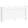 vidaXL Radiator Covers 2 pcs White 172x19x81.5 cm MDF
