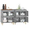 vidaXL Sideboards 2 pcs Concrete Grey 60x35x70 cm Engineered Wood