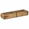vidaXL Tray with Storage 4 pcs Brown 57 x 15 x 9 cm Solid Reclaim Wood