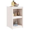 vidaXL Outdoor Kitchen Cabinet White 55x55x92 cm Solid Wood Pine