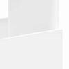 vidaXL Magazine Rack White 102 x 30 x 45 cm