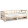 vidaXL Pull-out Day Bed without Mattress Solid Wood Pine 2x(80x200) cm