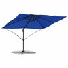 vidaXL Umbrella Azurblau 351 x 250 x 260 cm Polyester and Aluminium
