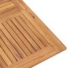 vidaXL Folding Garden Table 110x110x75 cm Solid Wood Teak