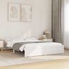 vidaXL Bed Frame without Mattress White Solid Wood 140x190 cm