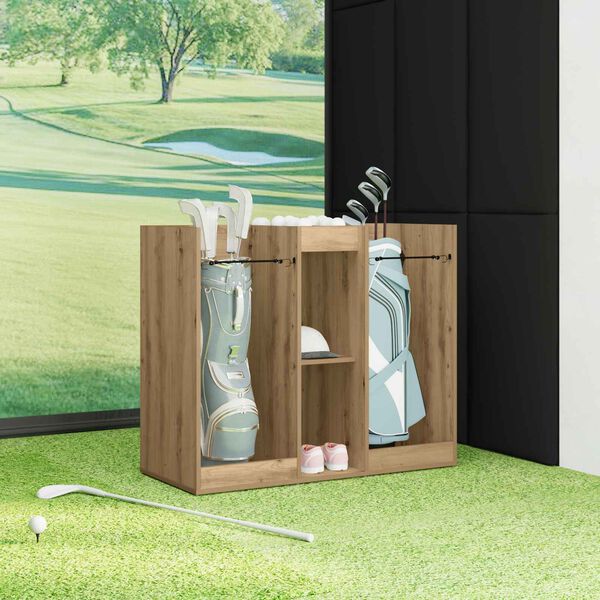 vidaXL Golf Cabinet Plain Artisan Oak 102 x 45 x 85.5 cm