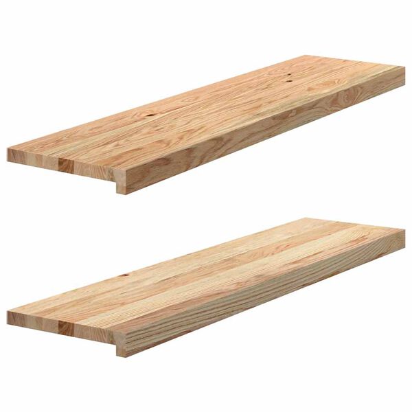 vidaXL Window Sills 2 pcs&nbsp;Untreated 100x25x2 cm Solid Wood Oak