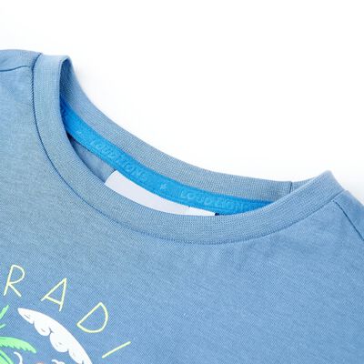 Kids' T-shirt Medium Blue 92