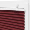 vidaXL Pleated Blind Bordeaux Red 105x100 cm Fabric Width 104.4 cm Polyester