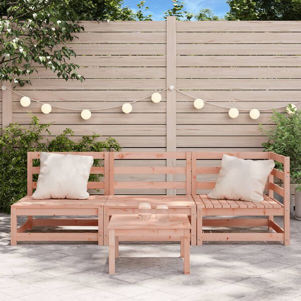vidaXL Garden Sofa 3-Seater Solid Wood Douglas