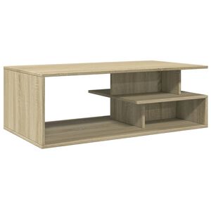 vidaXL Coffee Table Sonoma Oak 102x55x35 cm Engineered Wood