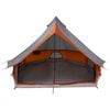 vidaXL Family Tipi Tent Folding Grey and Orange 400 x 346 x 250 cm