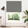 vidaXL Roller Blind Blackout Grey 160x230 cm Fabric Width 156.6 cm Polyester