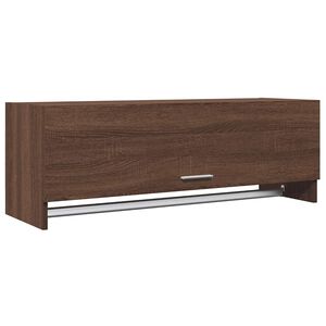 vidaXL Wardrobe Brown Oak 100x32.5x35 cm Engineered Wood