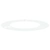 vidaXL suitable for Flat Tree Ring White &Oslash;50 / 80 cm Steel