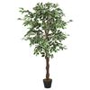vidaXL Artificial Ficus Tree 1008 Leaves 180 cm Green