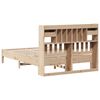 vidaXL Bookcase Bed without Mattress 150x200 cm King Size Solid Wood Pine