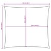 vidaXL Sunshade Sail Oxford Fabric Square 2.5x2.5 m Beige