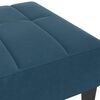 vidaXL Footstool Blue 77x55x31 cm Velvet