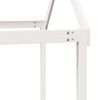 vidaXL Kids' Bed Roof White 217x95.5x159 cm Solid Wood Pine
