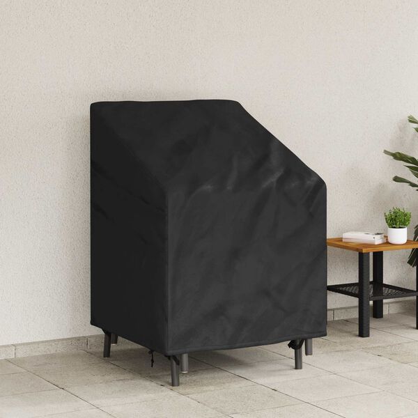 vidaXL Garden Chair Cover Black 75 x 78 x 65 / 100 cm 210D Oxford Fbric