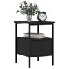 vidaXL Bedside Cabinets 2 pcs Black 34x36x50 cm Engineered Wood