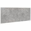 vidaXL Bed Headboard with Cabinets Concrete Grey 200 cm Engineered Wood